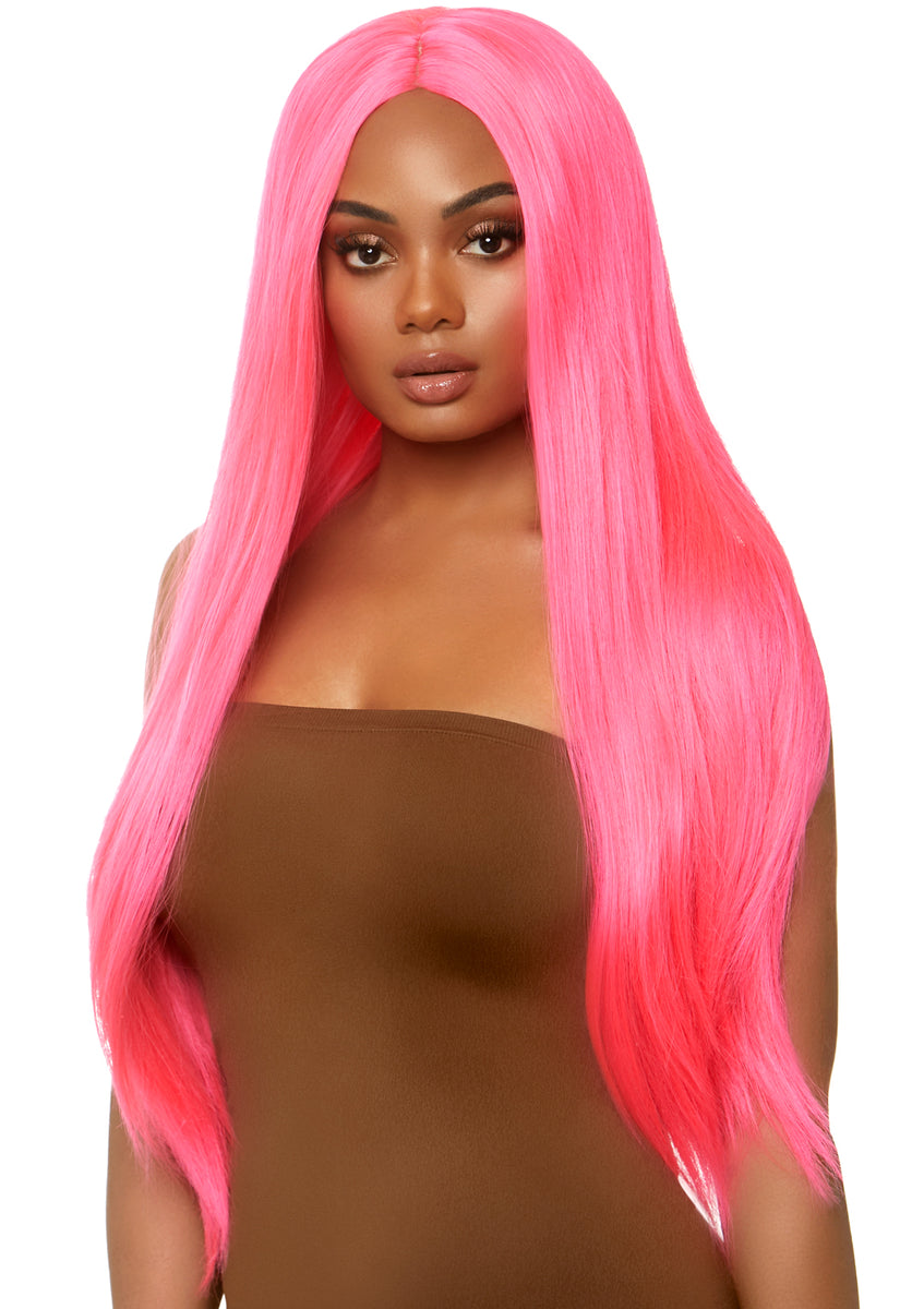 Long Straight Wig 33 Inch - Pink Leg Avenue