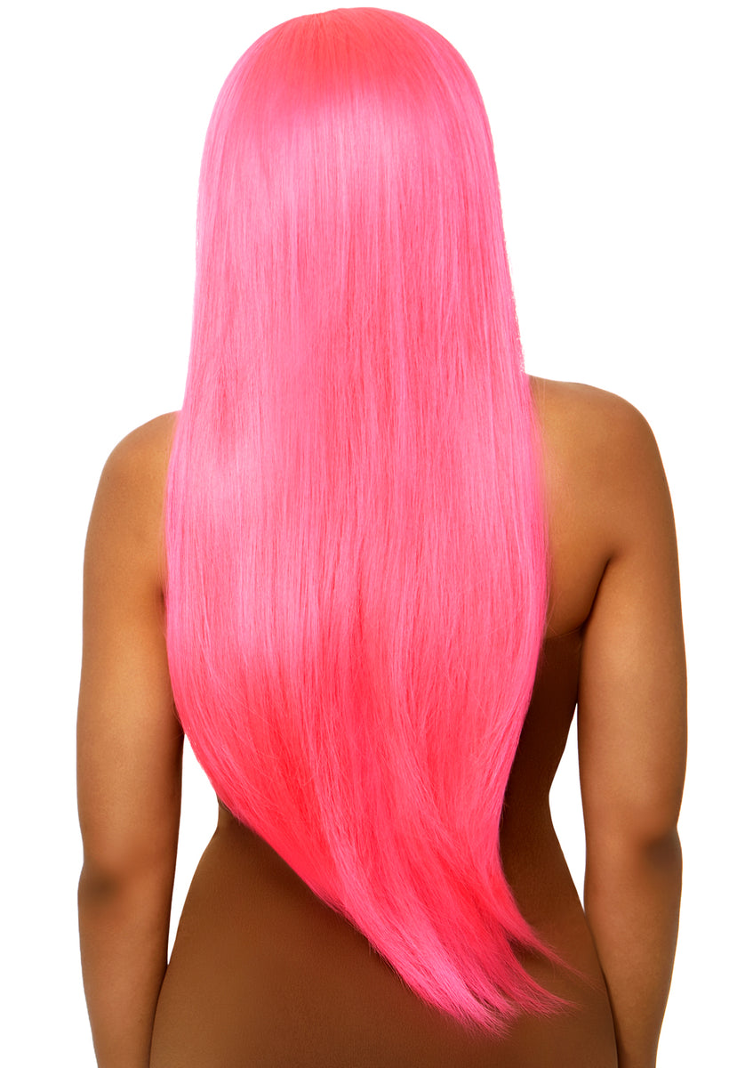 Long Straight Wig 33 Inch - Pink Leg Avenue