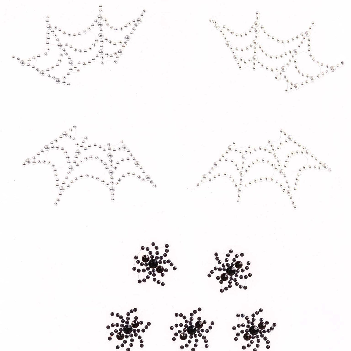 Spider Web Face Jewels Sticker Leg Avenue