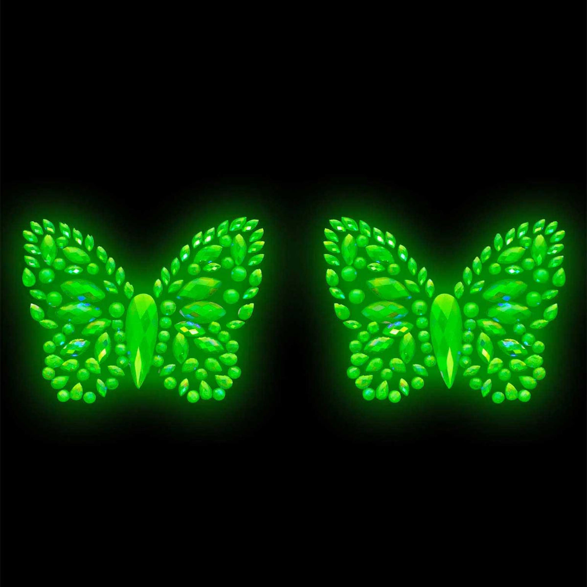 Chrysalis Sticker Nipple Pasties - Glow in the  Dark Leg Avenue