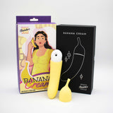 Banana Cream Air Pulse and G-Spot Vibrator -  Yellow Natalie's Toy Box