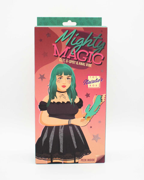 Mighty Magic Clit - G-Spot and Anal Vibrator -  Blue Natalie's Toy Box