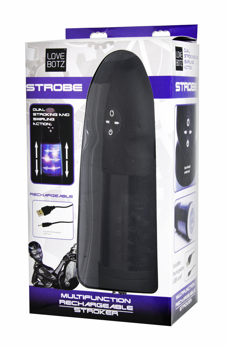 Love Botz Stroke Multifunction Rechargeable Stroker XR Brands Love Botz