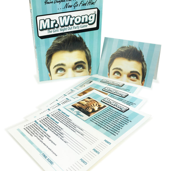 Mr. Wrong -the Girls Night Out Party Game Sale