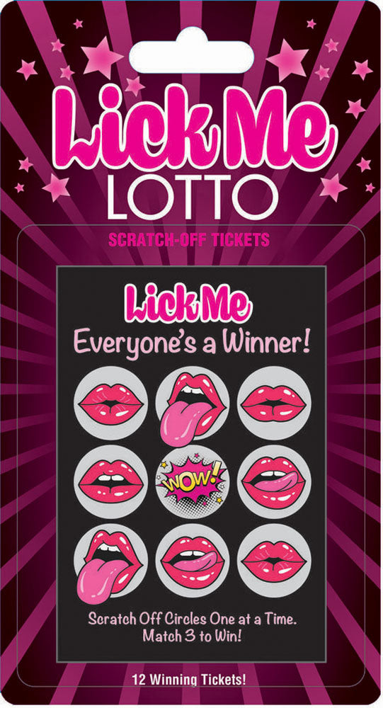 Lick Me Lotto 12 Winning Tickets! Little Genie