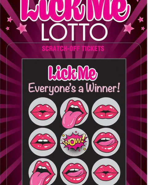 Lick Me Lotto 12 Winning Tickets! Little Genie