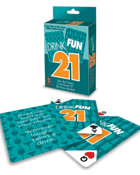 Drink Fun 21 - Adult Drinking and Party Game Little Genie