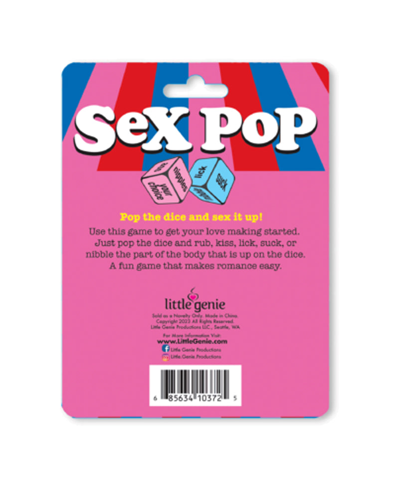 Sex Pop Popping Dice Game Little Genie