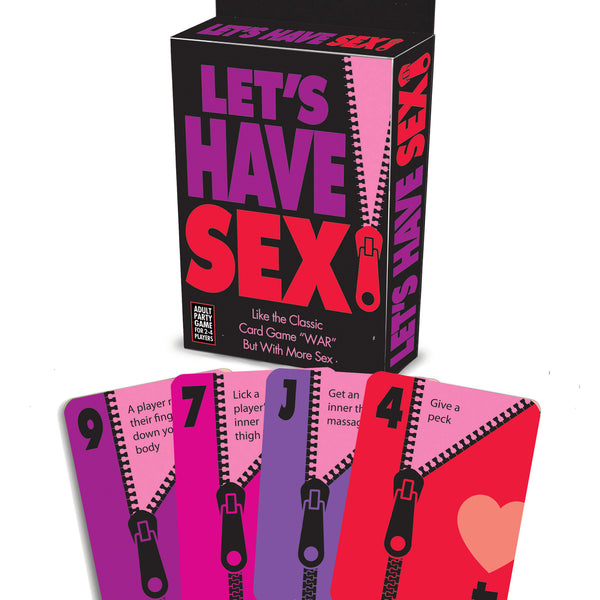 Lets Have Sex Card Game Little Genie