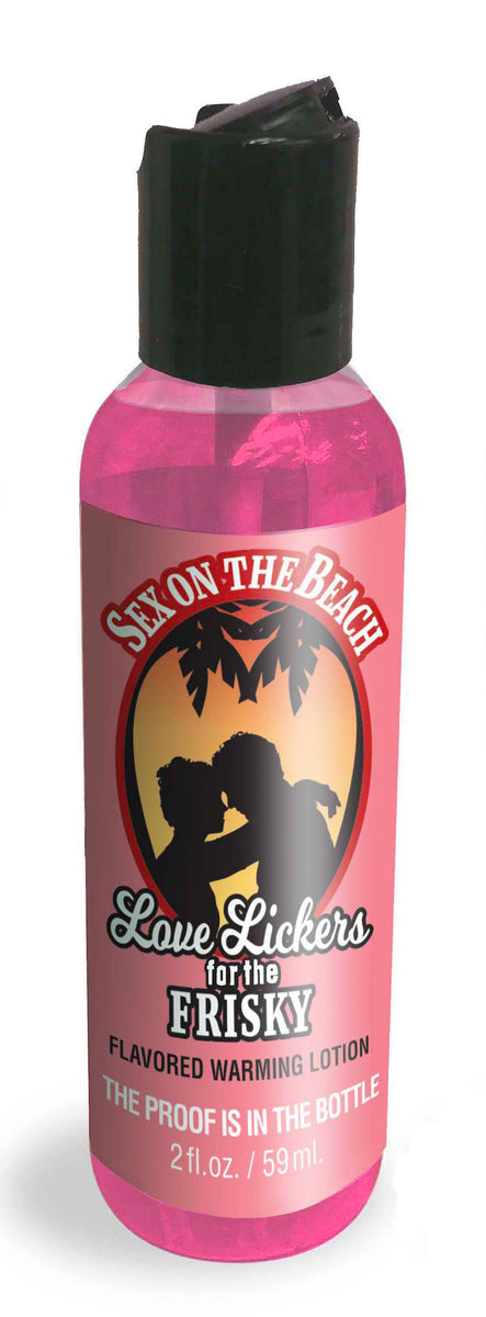 Love Lickers Massage Oil - Sex on the Beach - 1.76 Fl. Oz. Little Genie