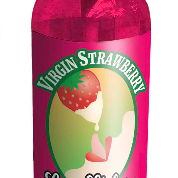 Love Lickers Massage Oil - Virgin Strawberry - 1.76 Fl. Oz. Little Genie