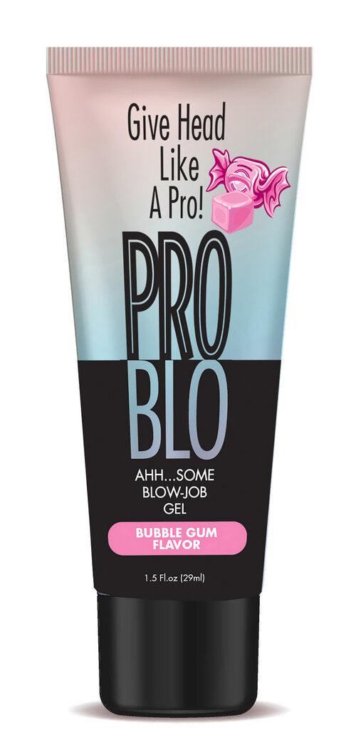 Problo Ahh...some Blow-Job Gel -  Bubble Gum - 1.5 Fl. Oz. Little Genie