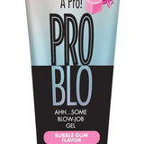 Problo Ahh...some Blow-Job Gel -  Bubble Gum - 1.5 Fl. Oz. Little Genie