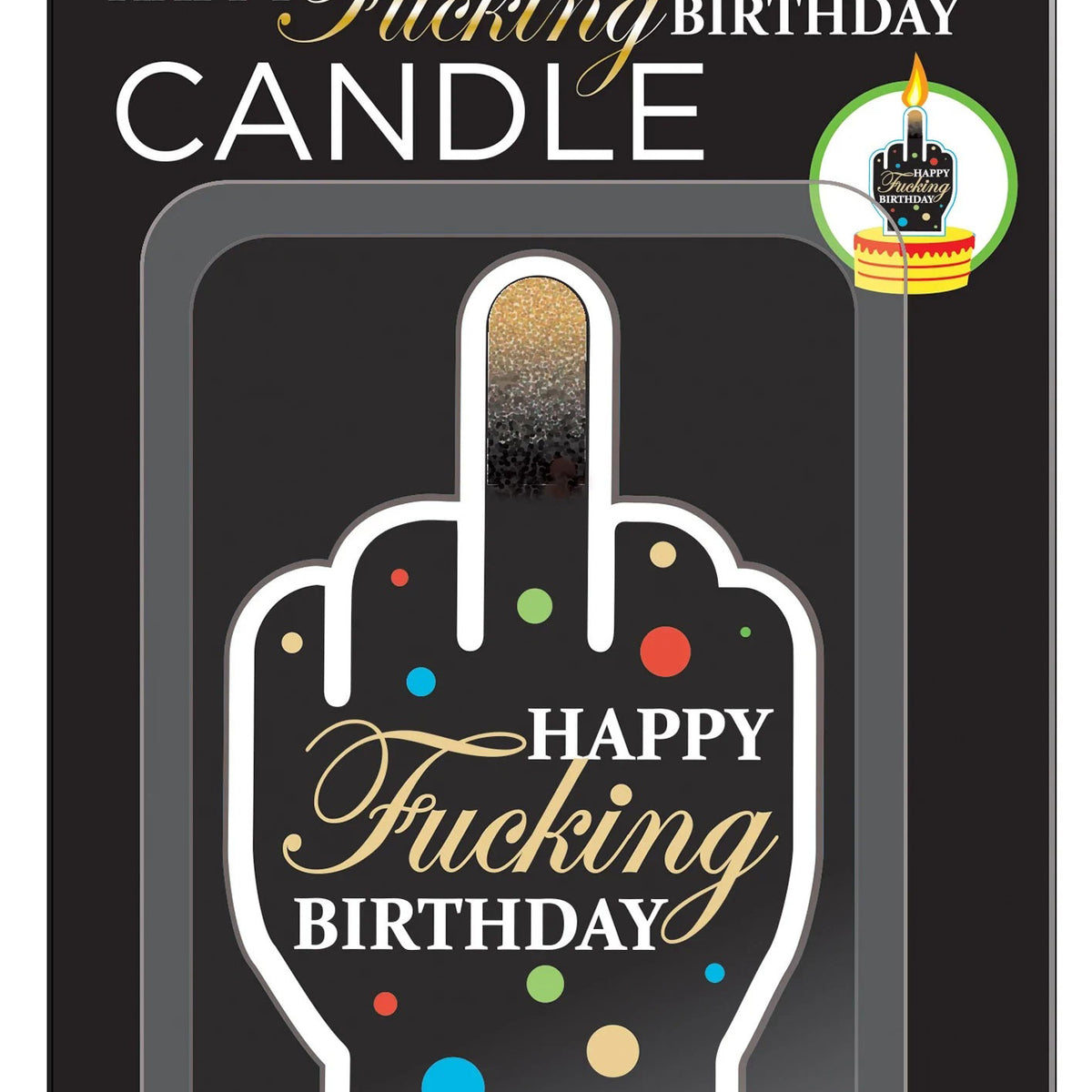 Happy Fucking Birthday Candle Little Genie