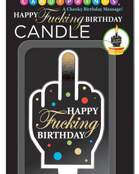 Happy Fucking Birthday Candle Little Genie