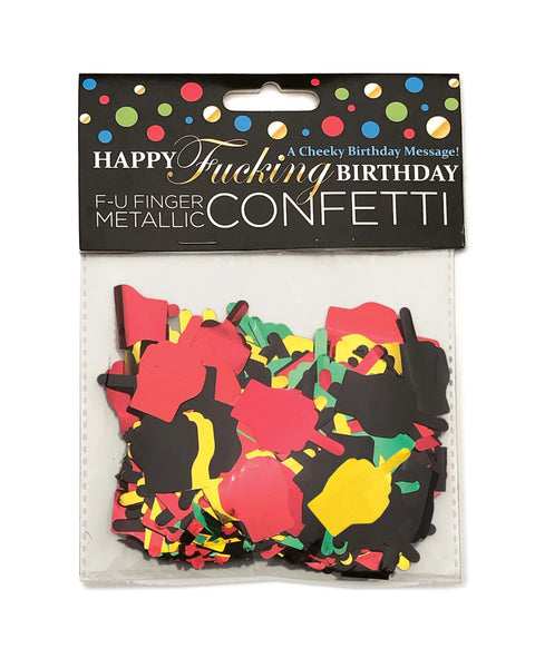 Happy Fucking Birthday Confetti Little Genie