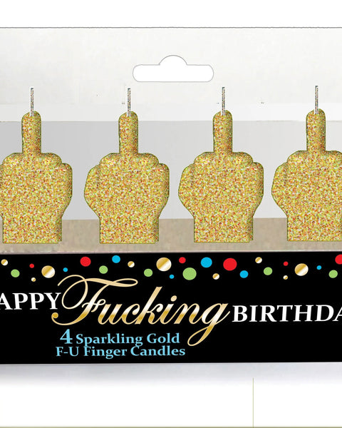 Happy Fucking Birthday Candle Set Little Genie