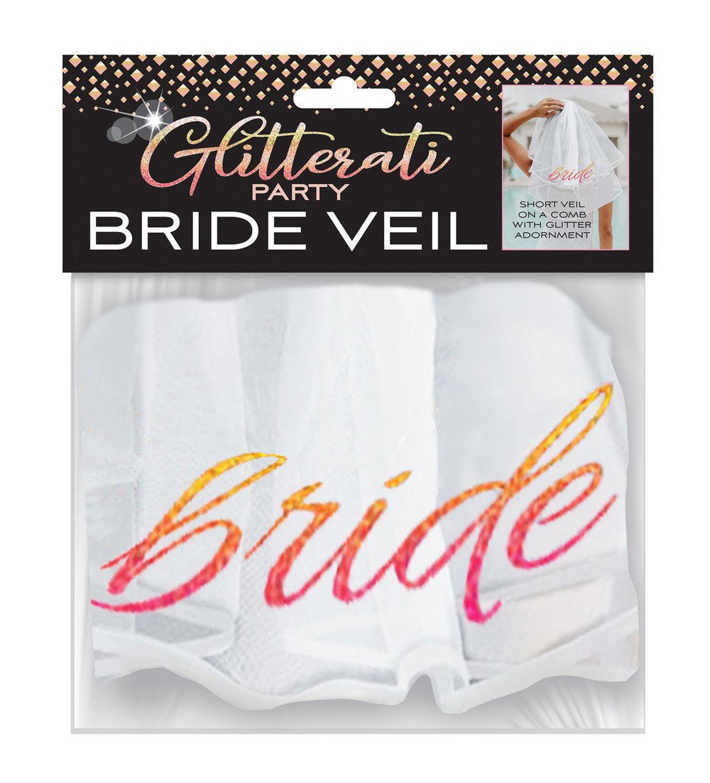 Glitterati Bride Veil - White Little Genie