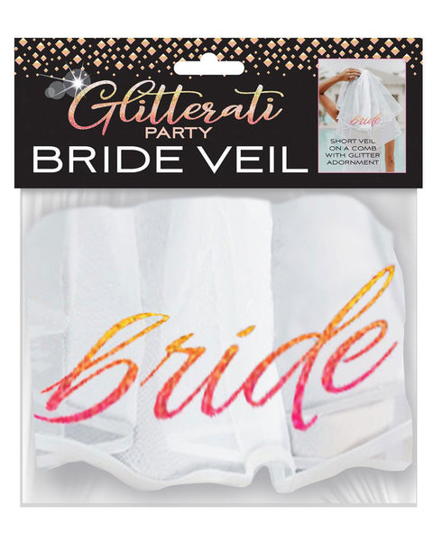 Glitterati Bride Veil - White Little Genie