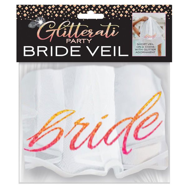 Glitterati Bride Veil - White Little Genie