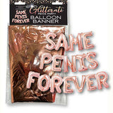 Glitterati Same Penis Balloon Banner - Pink Little Genie