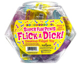 Flick a Dick - Desktop Fidget Toy - Display of 24 Little Genie