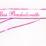 Miss Bachelorette Sash - White Little Genie