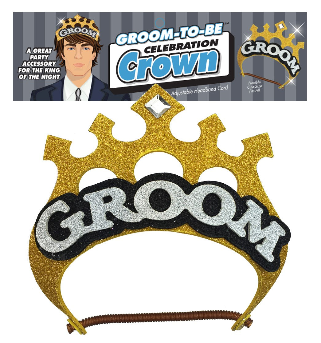 Groom-to-Be Celebration Crown Little Genie