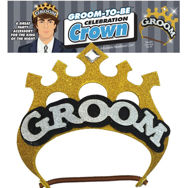 Groom-to-Be Celebration Crown Little Genie