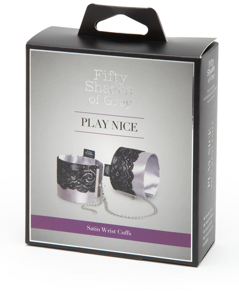 Fifty Shades of Grey Play Nice Satin Wrist Cuffs Sale Specials