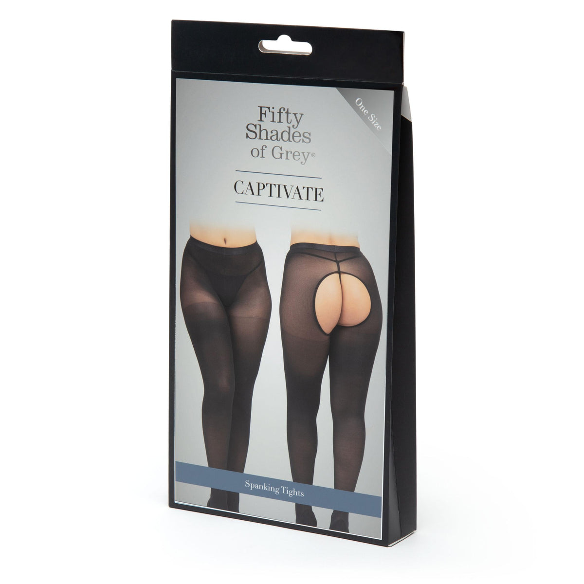 Fifty Shades of Grey Captivate Spanking Pantyhose - One Size - Black Sale Specials