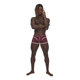 Sport Mesh Sport Short - Medium - Burgundy Male Power