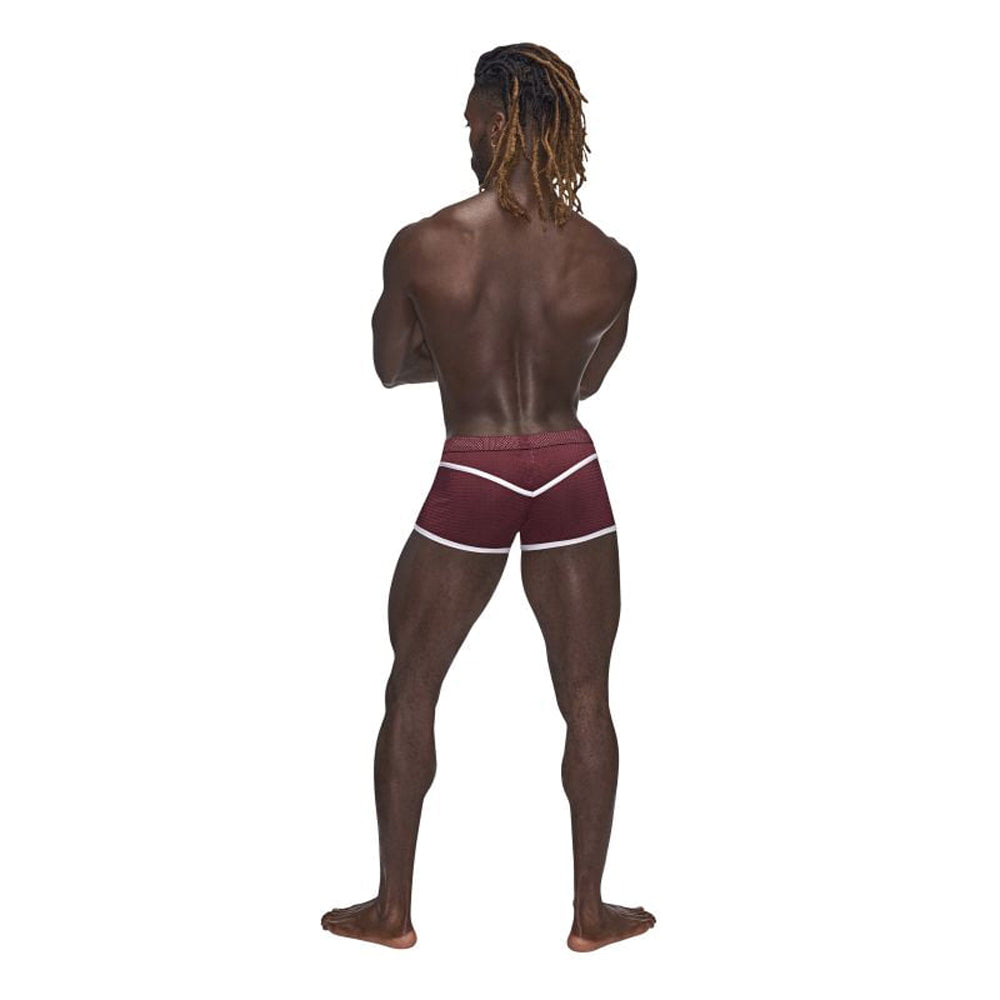 Sport Mesh Sport Short - Medium - Burgundy Male Power