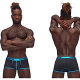 Casanova Uplift Mini Shorts - XL - Black/blue Male Power