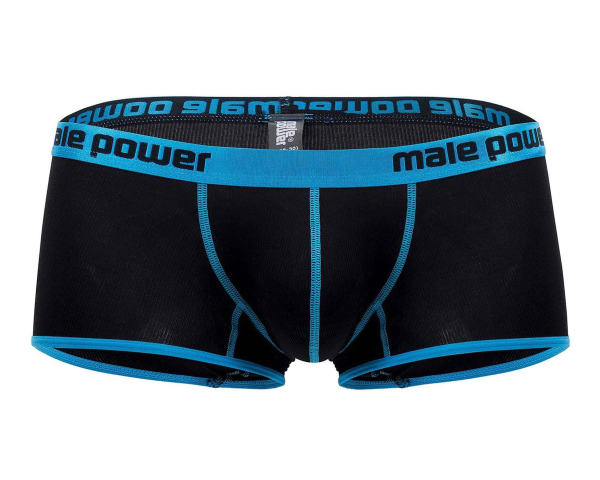 Casanova Uplift Mini Shorts - XL - Black/blue Male Power