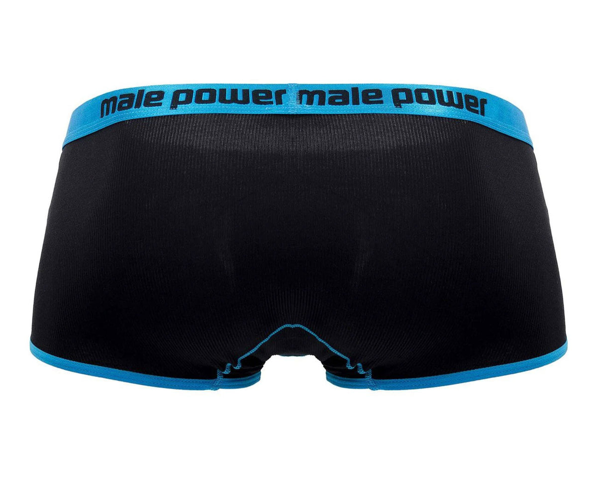 Casanova Uplift Mini Shorts - XL - Black/blue Male Power