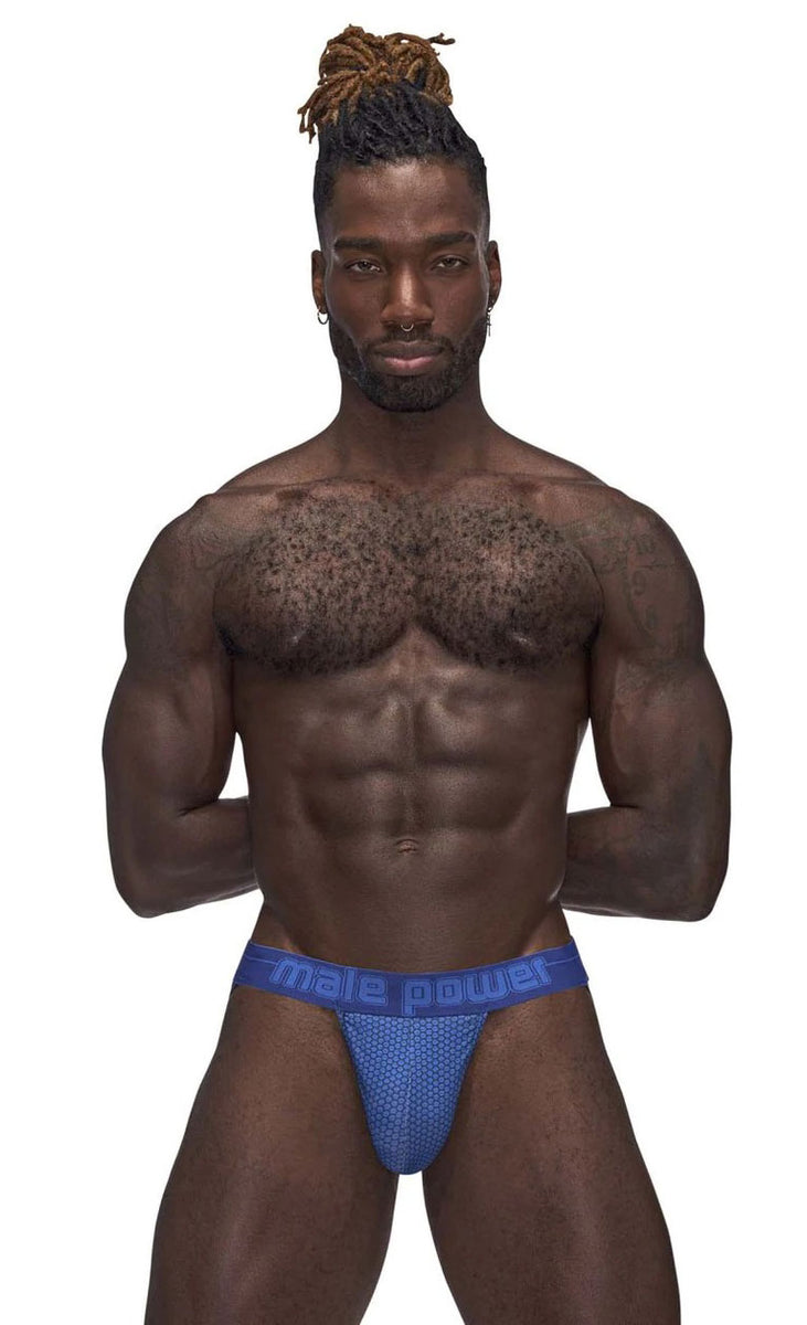 Sexagon Strappy Ring Jock - Small/medium - Royal Male Power