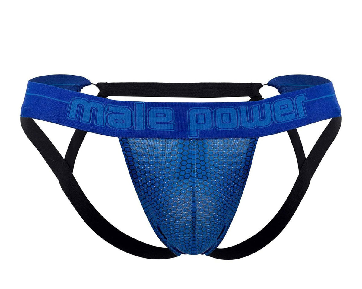 Sexagon Strappy Ring Jock - Small/medium - Royal Male Power