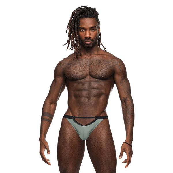 Magnificence Micro v-Thong - Small - Jade Male Power