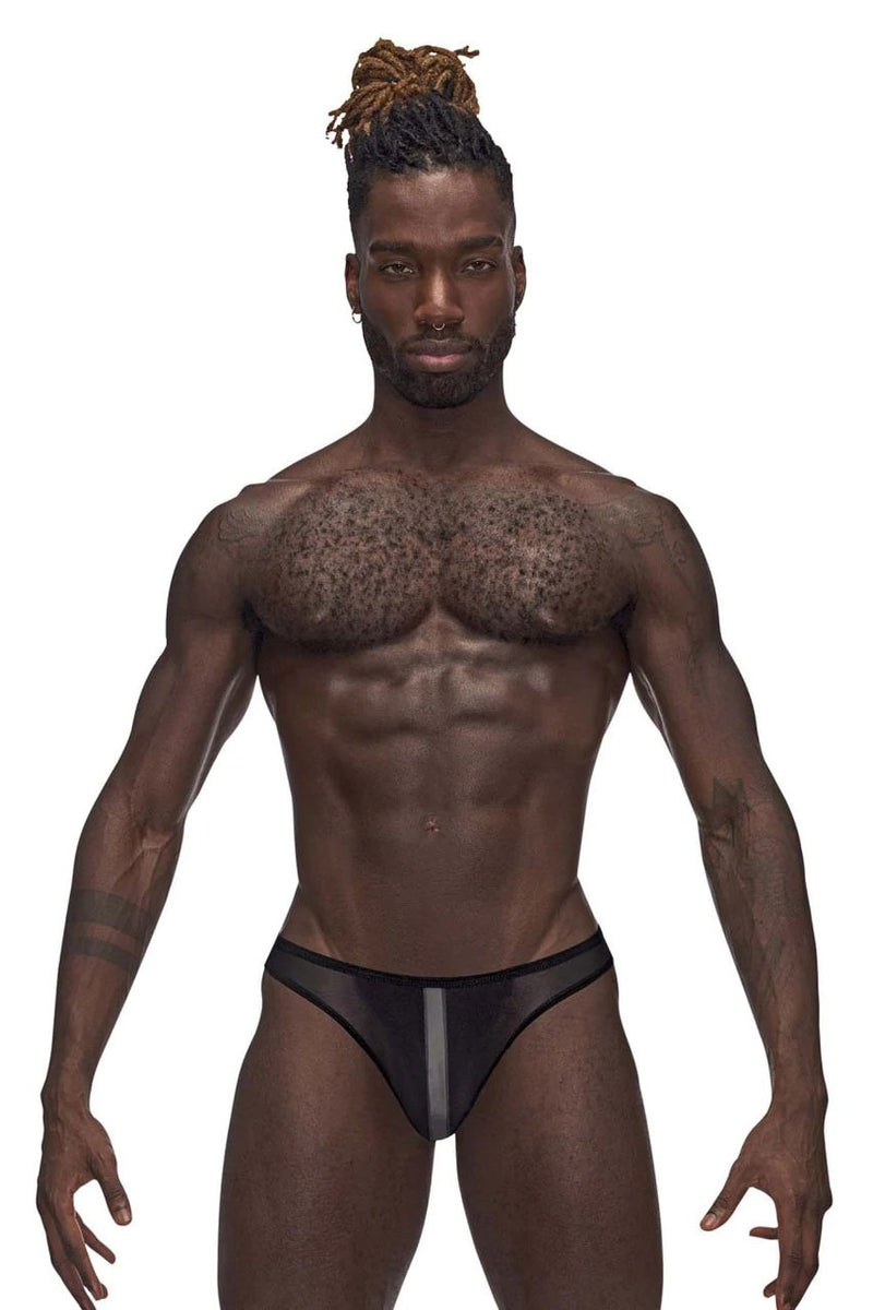 Landing Strip Bikini Brief - XL - Black Male Power