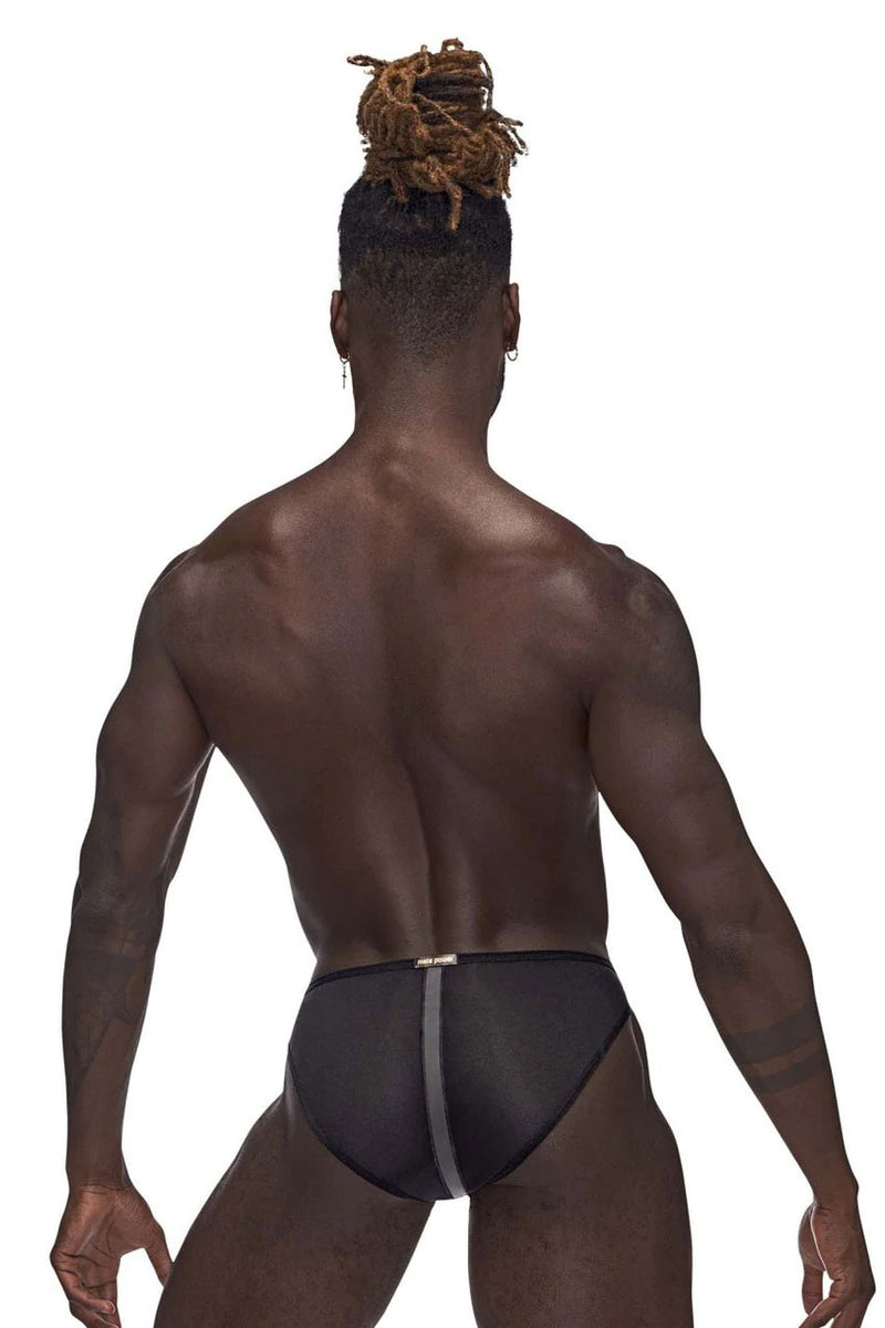 Landing Strip Bikini Brief - XL - Black Male Power