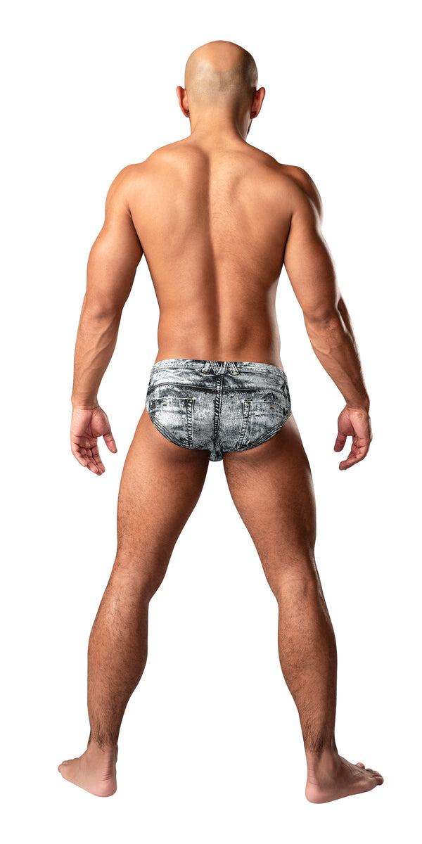 Dirty Denim - Bikini - Large - Denim Male Power