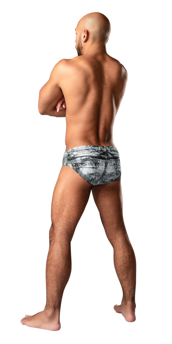 Dirty Denim - Bikini - Large - Denim Male Power