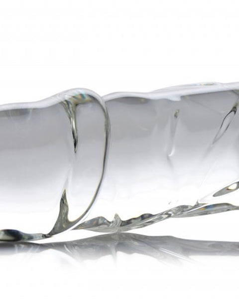 Brutus Glass Dildo Thruster - Clear XR Brands Master Series