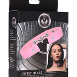 Dark Heart Chrome Heart Choker - Pink XR Brands Master Series