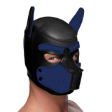 Spike Neoprene Puppy Hood - Blue XR Brands Master Series