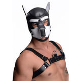 Spike Neoprene Puppy Hood - White XR Brands Master Series