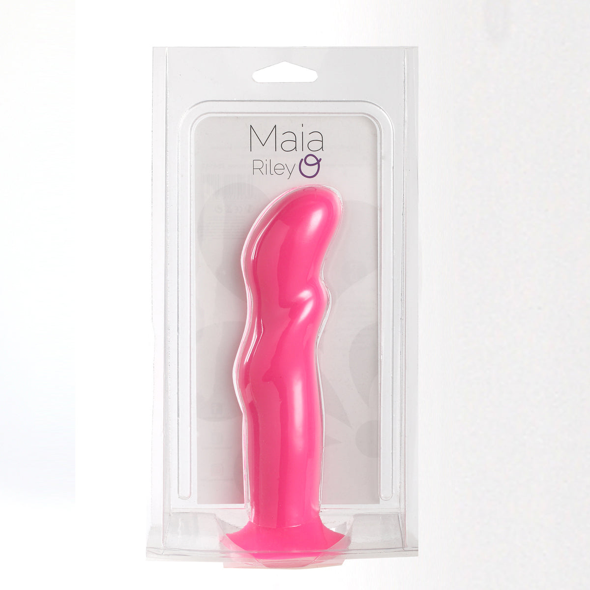 Riley Silicone Swirled Dong - Neon Pink Sale Specials