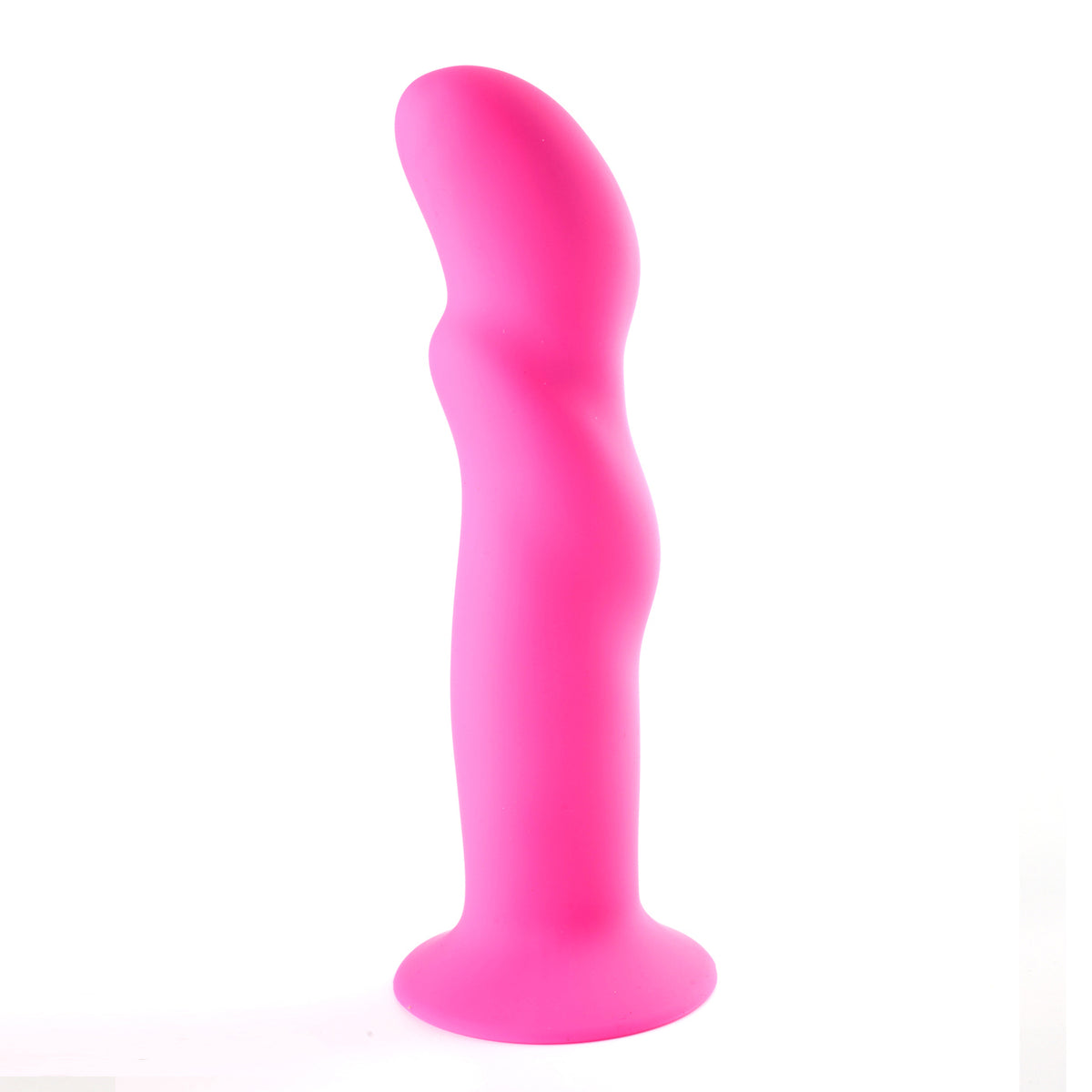 Riley Silicone Swirled Dong - Neon Pink Sale Specials