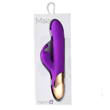 Karlin USB Rechargeable 10-Function Rabbit Vibrator - Purple Maia Toys